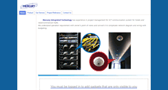 Desktop Screenshot of mercuryth.com